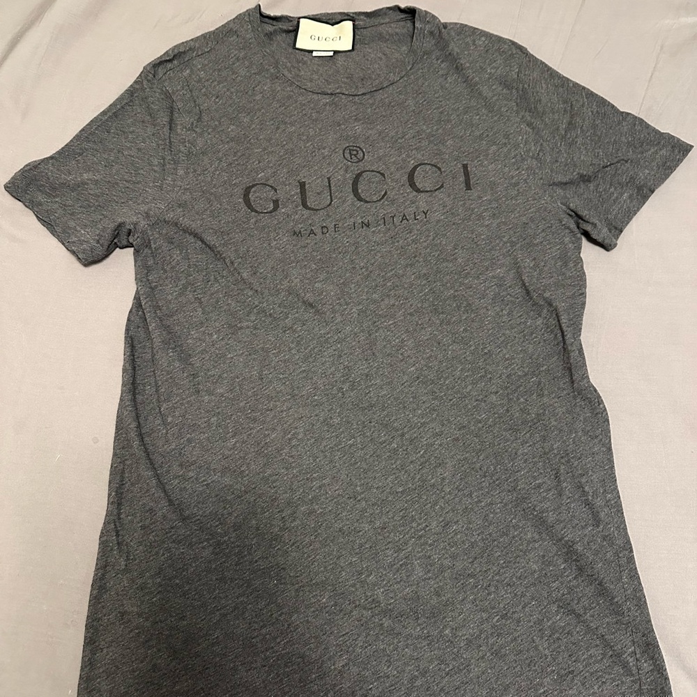 Gucci Men's Charcoal Tee